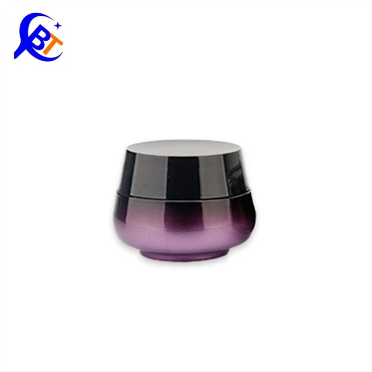 Purple Glass Cosmetic Jars